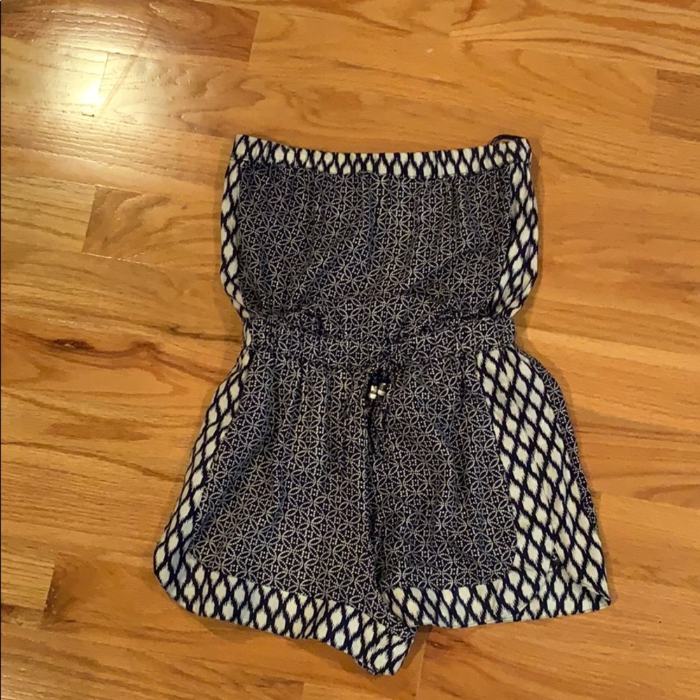 Strapless Romper
